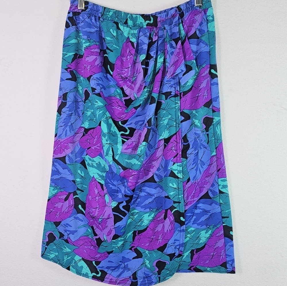 VTG Jantzen Multicolor Floral Patterned Swim Skirt Sz M, Vacation, Retro,Beach